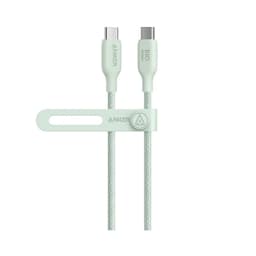 Cáp sạc Anker 543 C-C 0.9m Nylon Bio-braided Xanh lá (Green) B2C_A80E5061