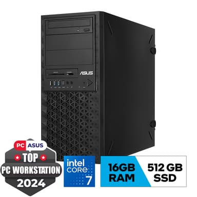 Máy trạm ASUS E500 G9 ( i7-14700K/16GD5/512G-SSD/I225*2/W680/750W/KB &amp;M/nOS/ĐEN) (E500 G9-1470K003Z)