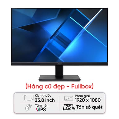 Màn hình Acer V247Y  (23.8 inch/IPS/75Hz/4ms/VGA+HDMI) - Likenew (Full box)