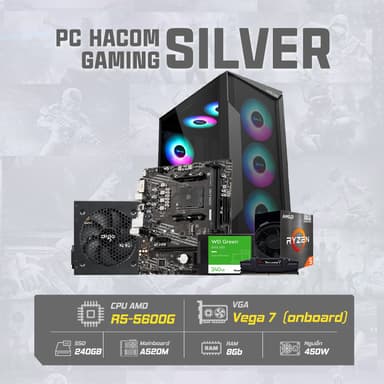 PC HACOM SILVER ( Ryzen 5600G/ Vega 7 )