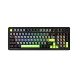 Bàn phím Machenike KG98 Tri-mode RGB - Màu Đen