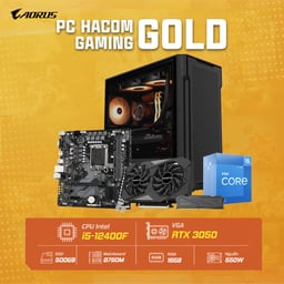 : PC HACOM GOLD PRO 044 ( Intel i5 12400F / VGA RTX 3050 ) POWERED BY GIGABYTE 0
