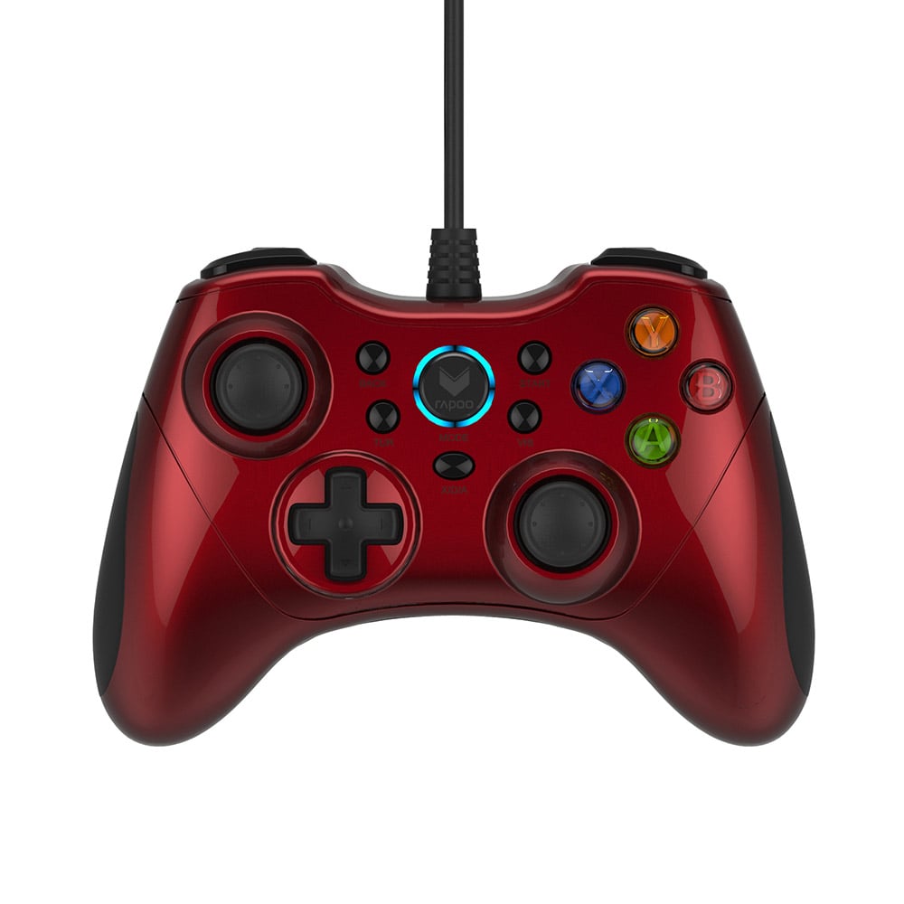  Tay cầm game RAPOO V600 Red 0