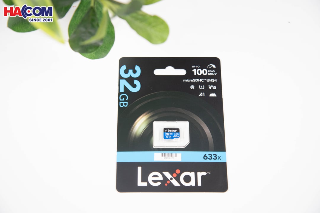 Thẻ nhớ LEXAR 32GB microSDHC Class 10, U1, V10, A1 - LSDMI32BB633A - Có Adapter chuyển SD 2