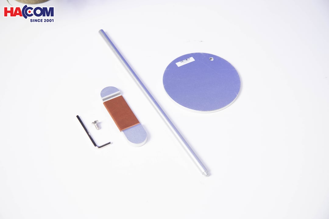 Giá treo tai nghe Crossline EJ9 màu bạc - Hợp kim nhôm và PU 0