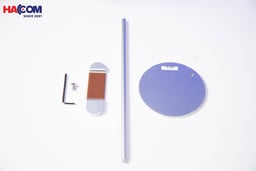 Giá treo tai nghe Crossline EJ9 màu bạc - Hợp kim nhôm và PU 1