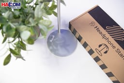 Giá treo tai nghe Crossline EJ9 màu xám - Hợp kim nhôm và PU 2