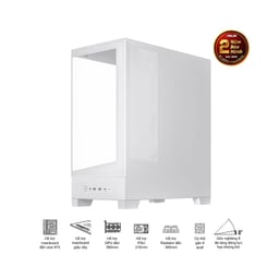 Vỏ Case Asus A31 TG WHITE (ATX/Mid tower) 2