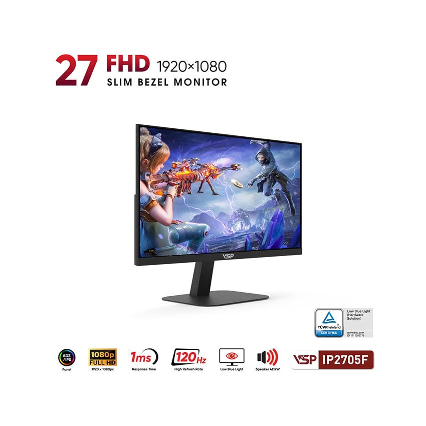 Màn hình VSP IP2705F (27 inchFHD120Hz1msloa) 1