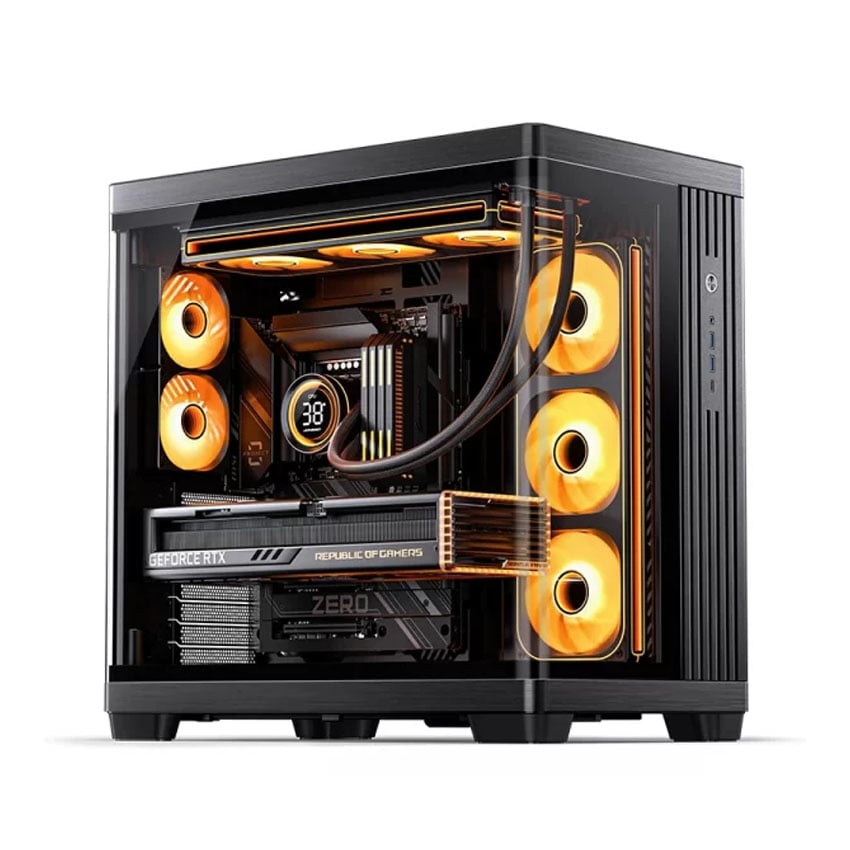 Vỏ case JONSBO TK-4 Black (ATX0 fan) 0