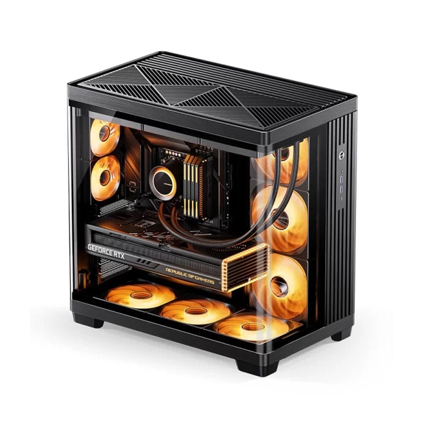 Vỏ case JONSBO TK-4 Black (ATX0 fan) 1