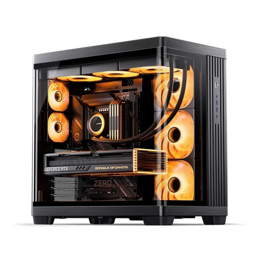 Vỏ case JONSBO TK-4 Black (ATX0 fan) 2