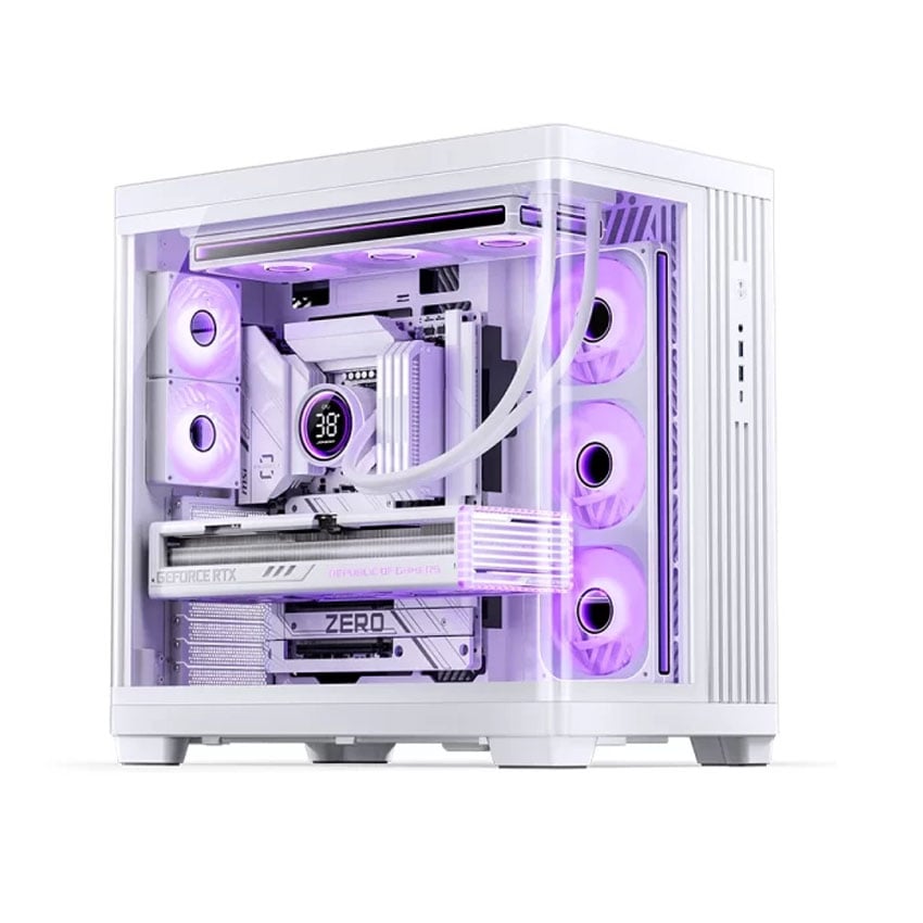Vỏ case JONSBO TK-4 White (ATX/0 fan) 0