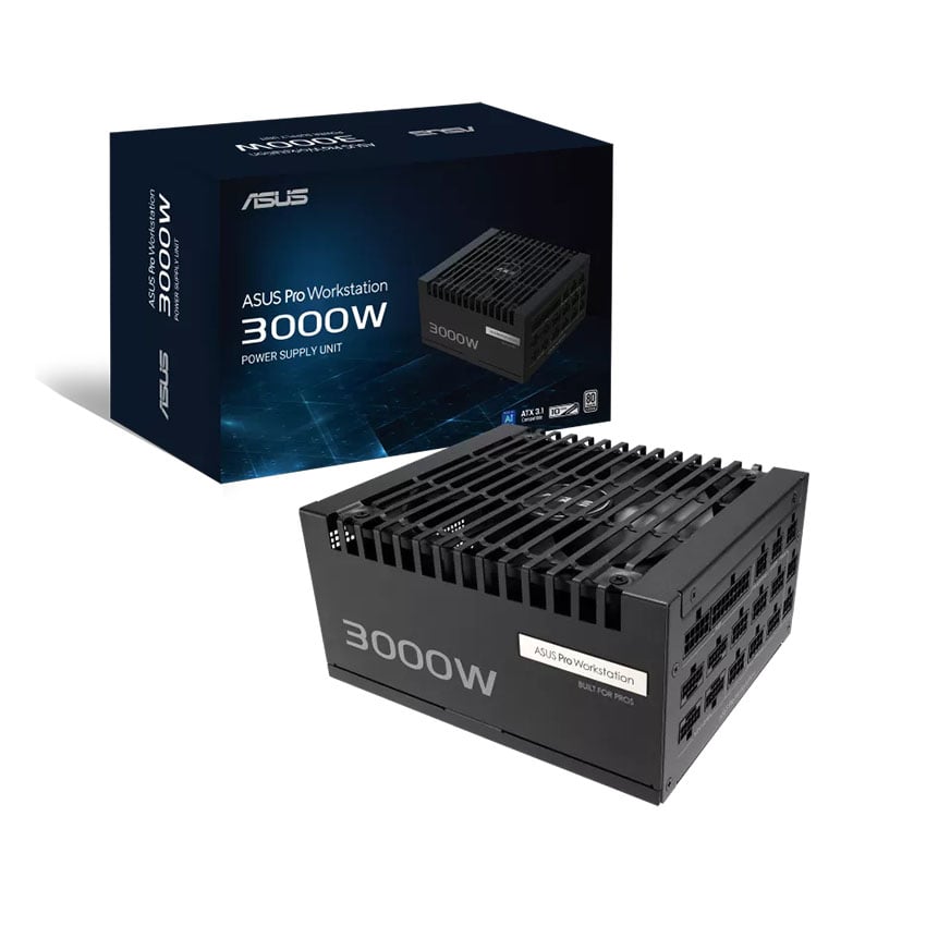 Nguồn ASUS PRO WORKSTATION 3000P - 3000W (80+ Platinum/ATX3.1/Full Modular) 2