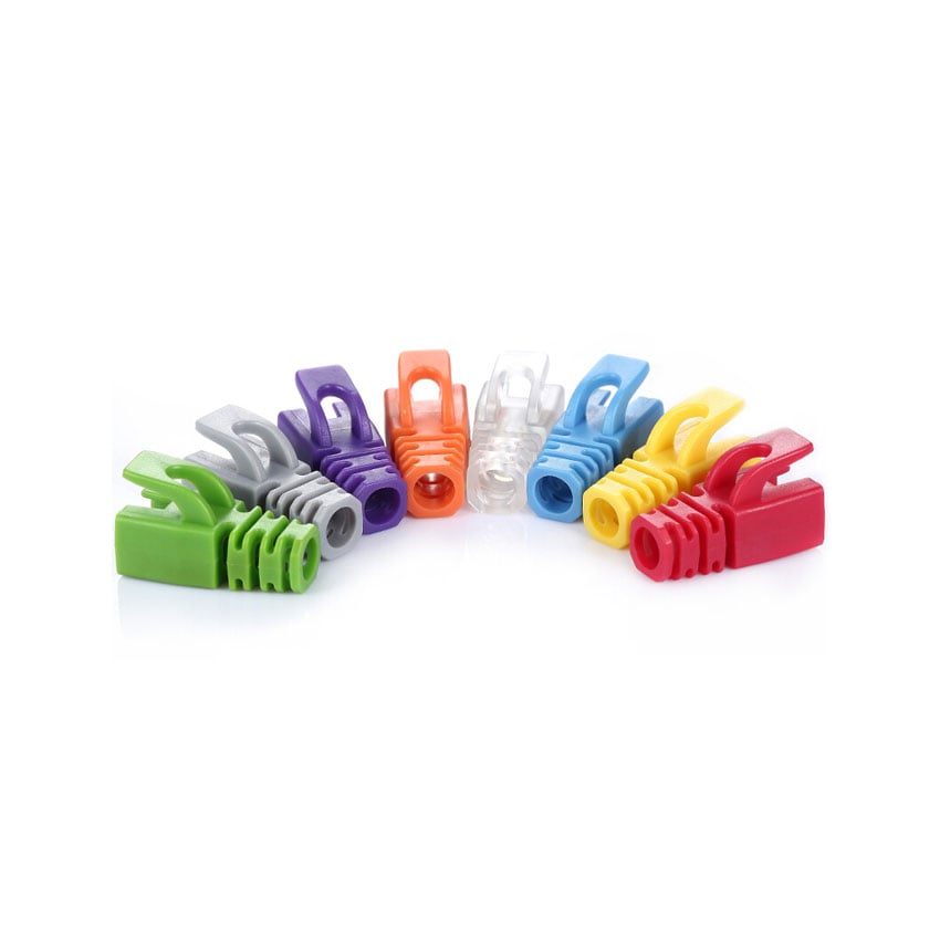 Đầu chụp mạng AMPCOM (100c/túi) Red (AMHTRD100) 0