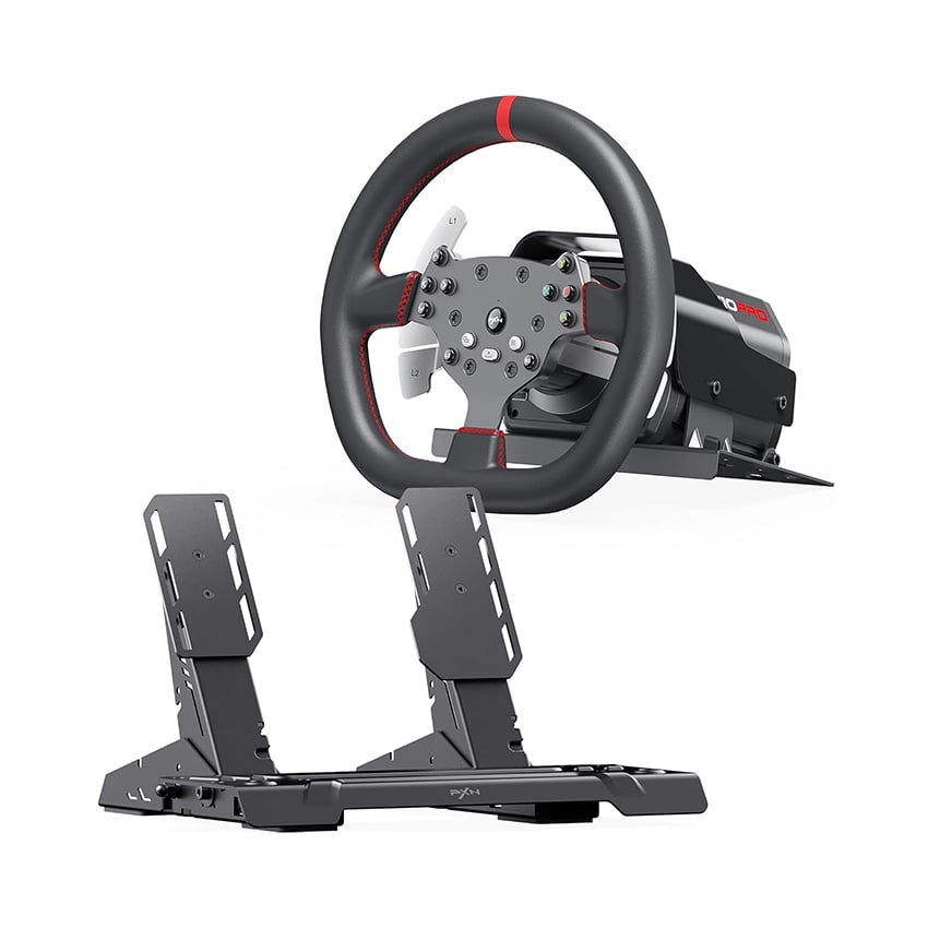 Vô lăng chơi game PXN-V10 Ultra (tương thích PC/Xbox One/Series/PS4) 0