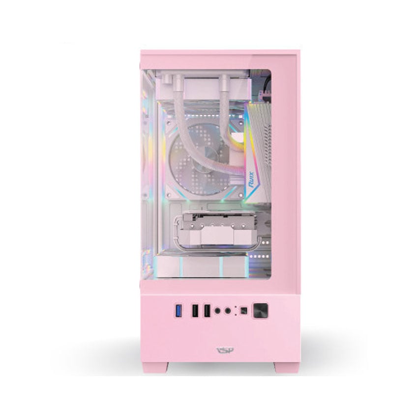 Vỏ Case VSP Aqual X3 Hồng (Matx, 0 fan) 2