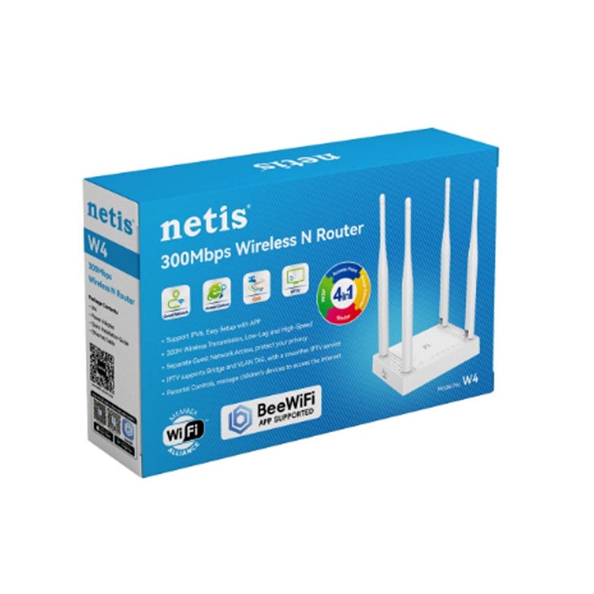 Bộ phát Wifi Netis W4 Chuẩn N 300Mbps 3