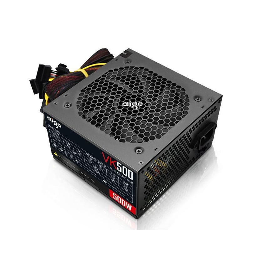 Nguồn máy tính AIGO VK550 - 500W (Màu Đen)	 1