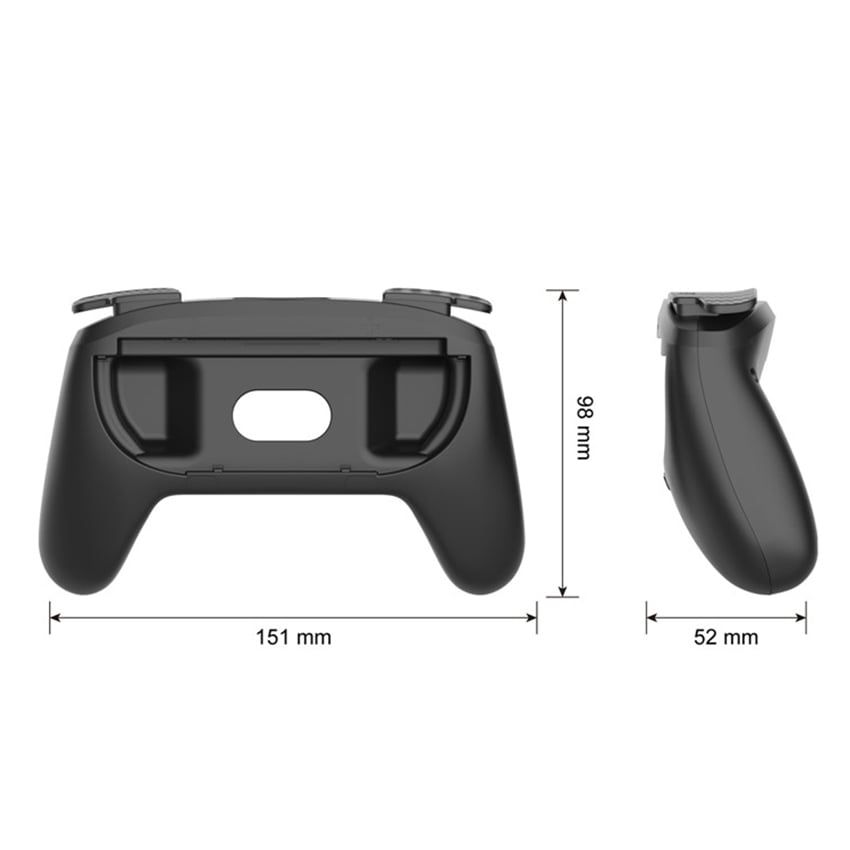 Tay cầm điều khiển PGTECH GP-361 cho Nintendo Switch 2 màu đen đỏ, đen xanh 3