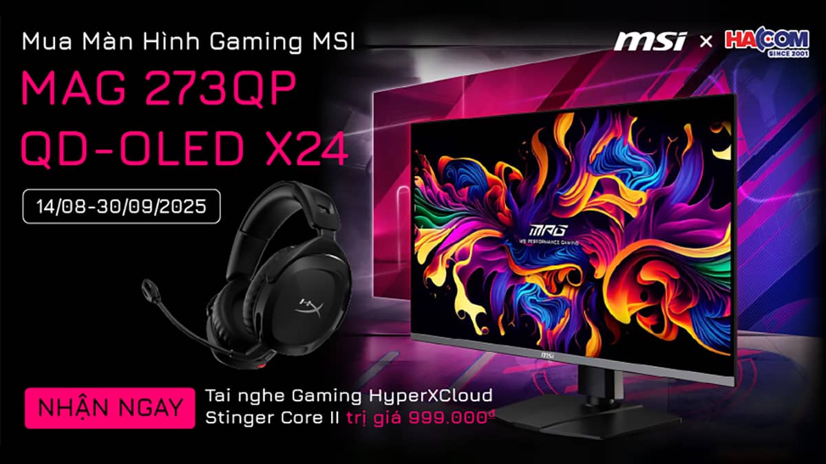 Sở hữu màn hình gaming “đỉnh cao” – Nhận ngay quà khủng tại HACOM