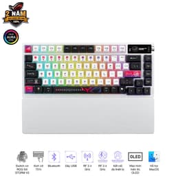 Bàn phím cơ gaming không dây ASUS ROG Azoth X (ROG NX V2 Storm Switch)