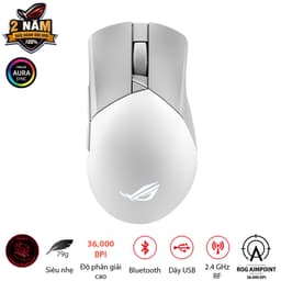 Chuột Gaming không dây ASUS ROG Gladius III Wireless AimPoint White 90MP02Y0-BMUA10