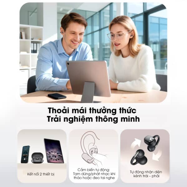 tai nghe bluetooth soundpeats clip 1 2