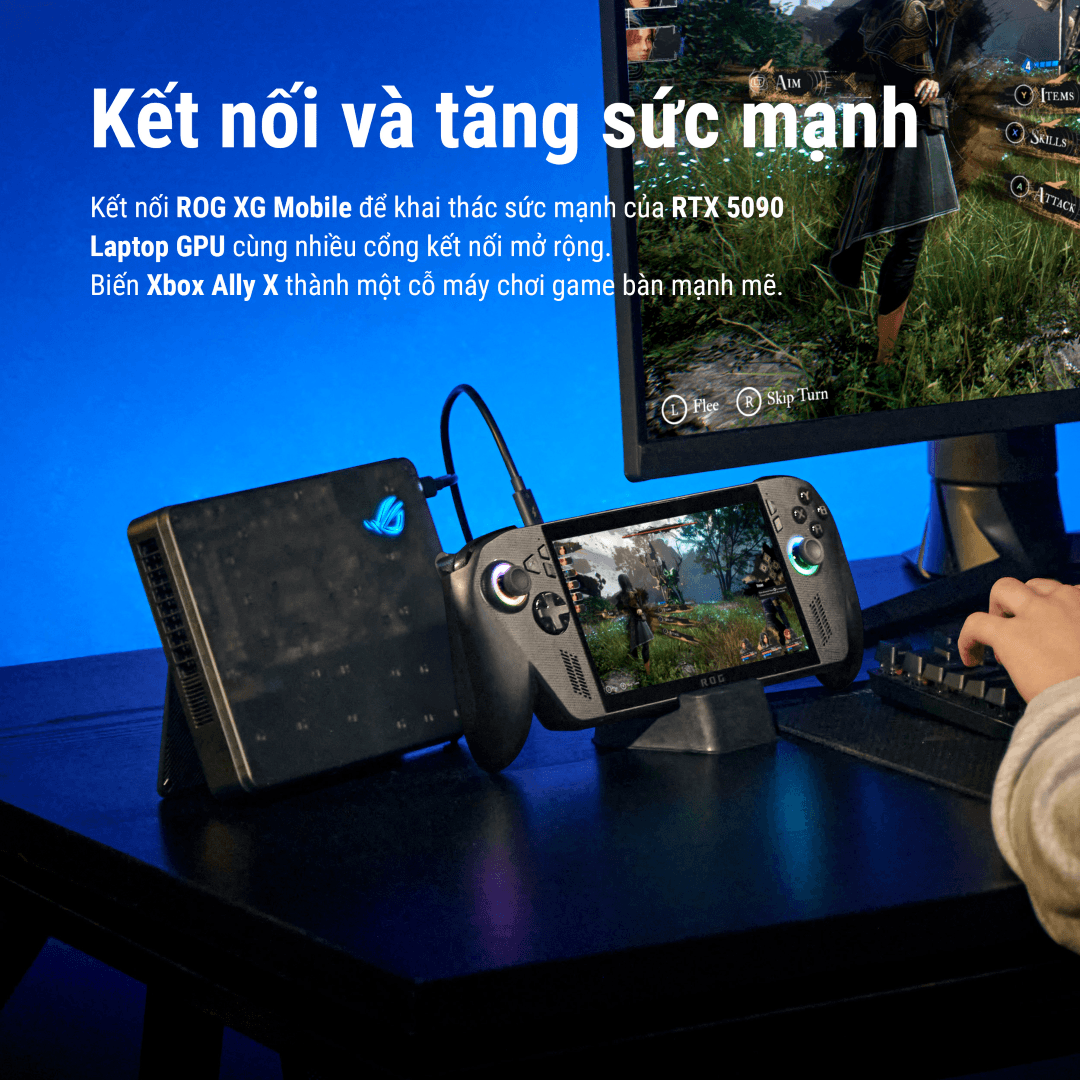 may choi game asus rog xbox ally x 5