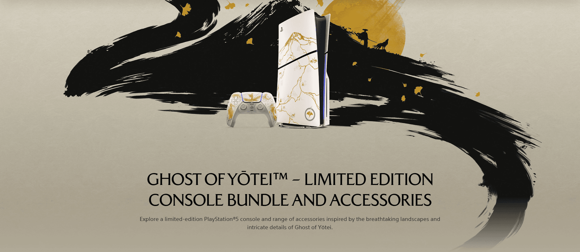 Máy Chơi Game Sony Playstation 5 (PS5) Slim Console - Ghost of Yotei Bundle 1