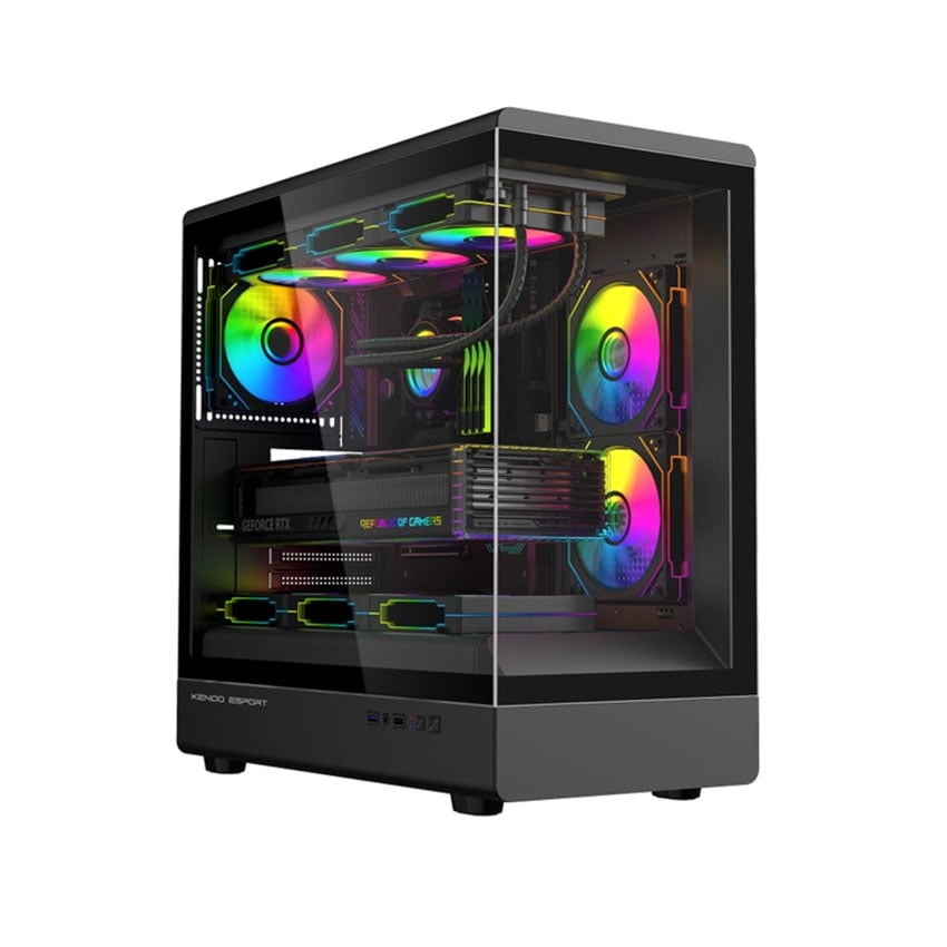 Vỏ case KENOO KENOO ESPORT AK420 - Đen (ATX0 fan) 0 Vỏ case KENOO KENOO ESPORT AK420 - Đen (ATX0 fan) 0