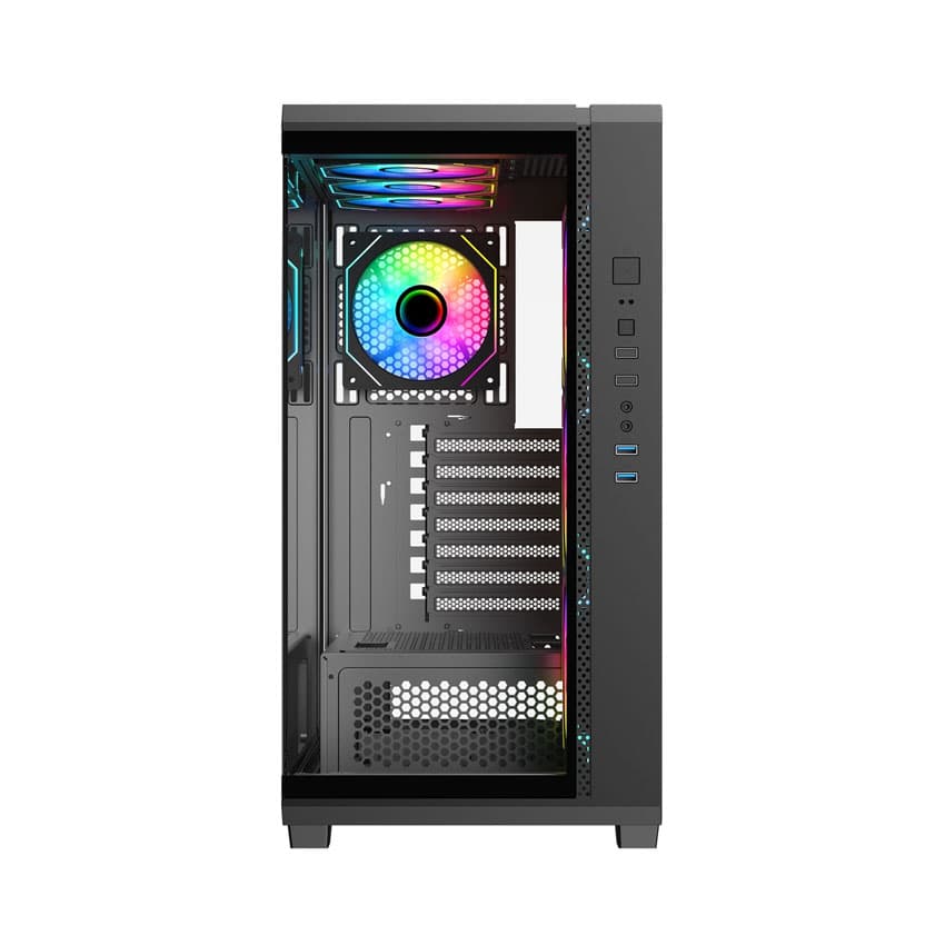 Vỏ case KENOO KENOO ESPORT FK810 - Đen (eATX/0 fan) 6