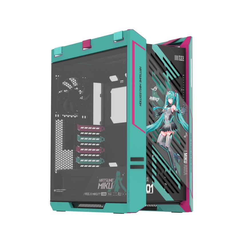 Vỏ Case ASUS ROG STRIX Helios II GX601S - Hatsune Miku Edition (eATX/4 fan 140mm) 0