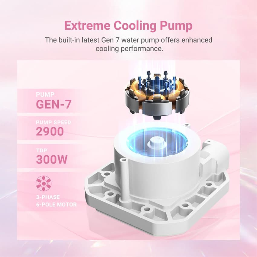 Tản nhiệt nước ID-COOLING FX240 INF ARGB - Pink 3
