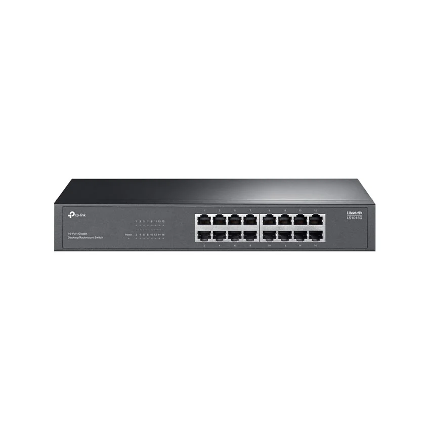 Switch TP-Link LS1016G (Gigabit 1000Mbps/ 16 Cổng/ Vỏ kim loại) 0