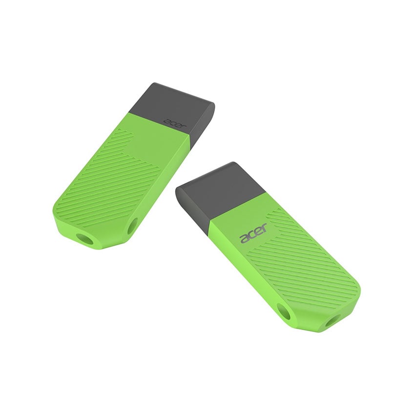 USB ACER, USB 3.2 gen 1, 64GB, Green Plastic (ABS) (UP300-64GB-GR) 0