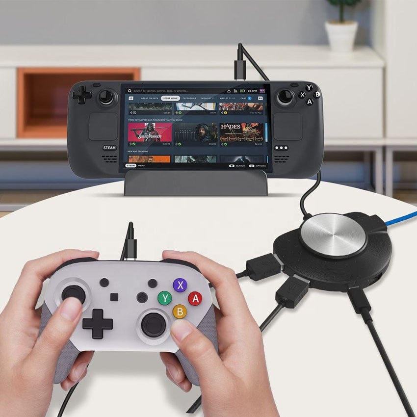 Bộ chuyển adapter đa năng cho Steam Deck/Switch OLED/Switch TV ( JYS-SD007 ) 1