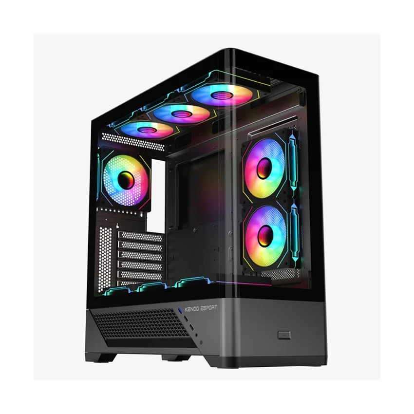 Vỏ case KENOO KENOO ESPORT AKC300 - Đen (eATX/0 fan) 0