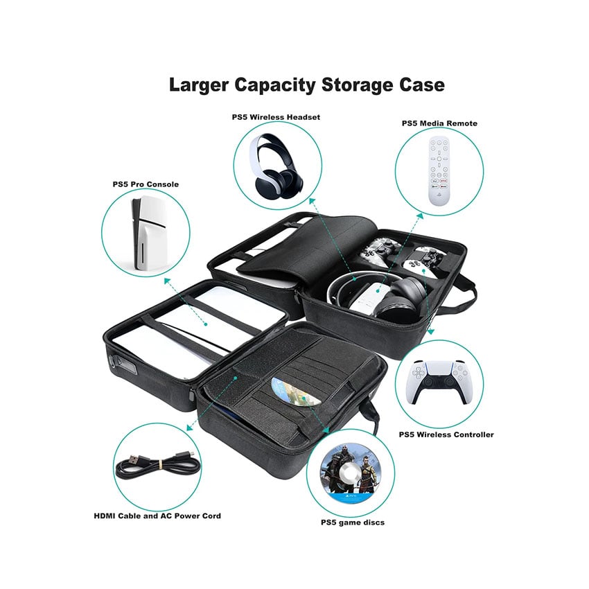 Túi đựng đồ du lịch JYS dành cho Playstation 5 (JYS-P5179) 0