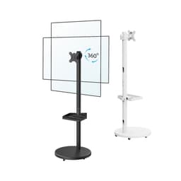 Khung treo tivi di động, có bánh xe Ergotek E2190 màu trắng (17-35 inch)