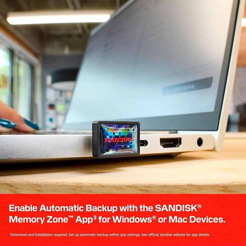 USB Sandisk Extreme Fit USB-C, Flash Drive, 128GB, USB 3.2 Gen 1, Upto 400MB/s(SDCZ530-128G-G46) 3