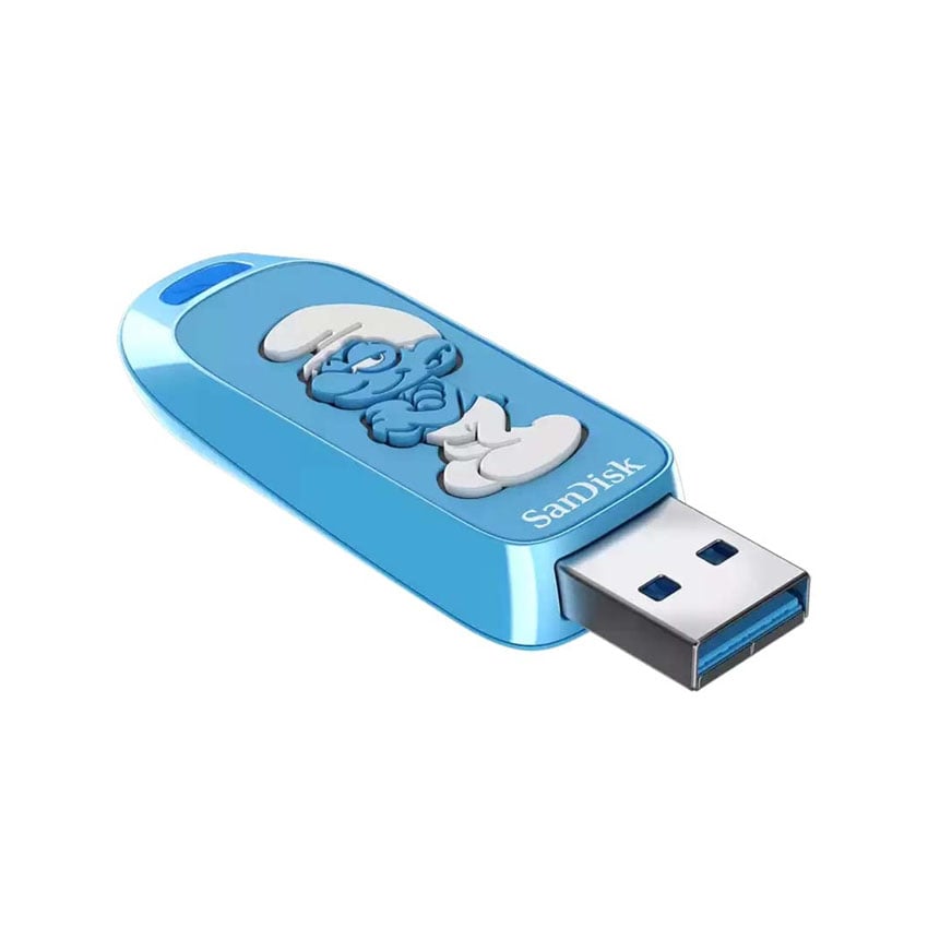 USB SanDisk 64GB USB 3.2 Type-A 130MB/s, Brainy Smurf Edition