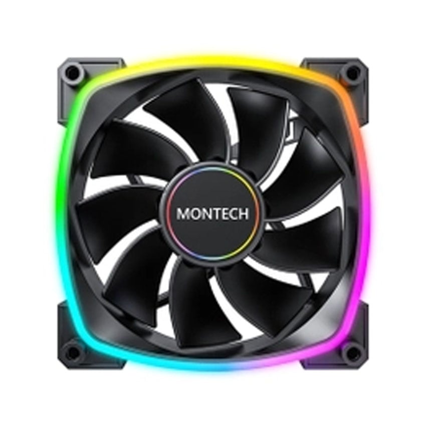 Fan Case Tản Nhiệt MONTECH RX 140 PWM BLACK (Cánh ngược) 0