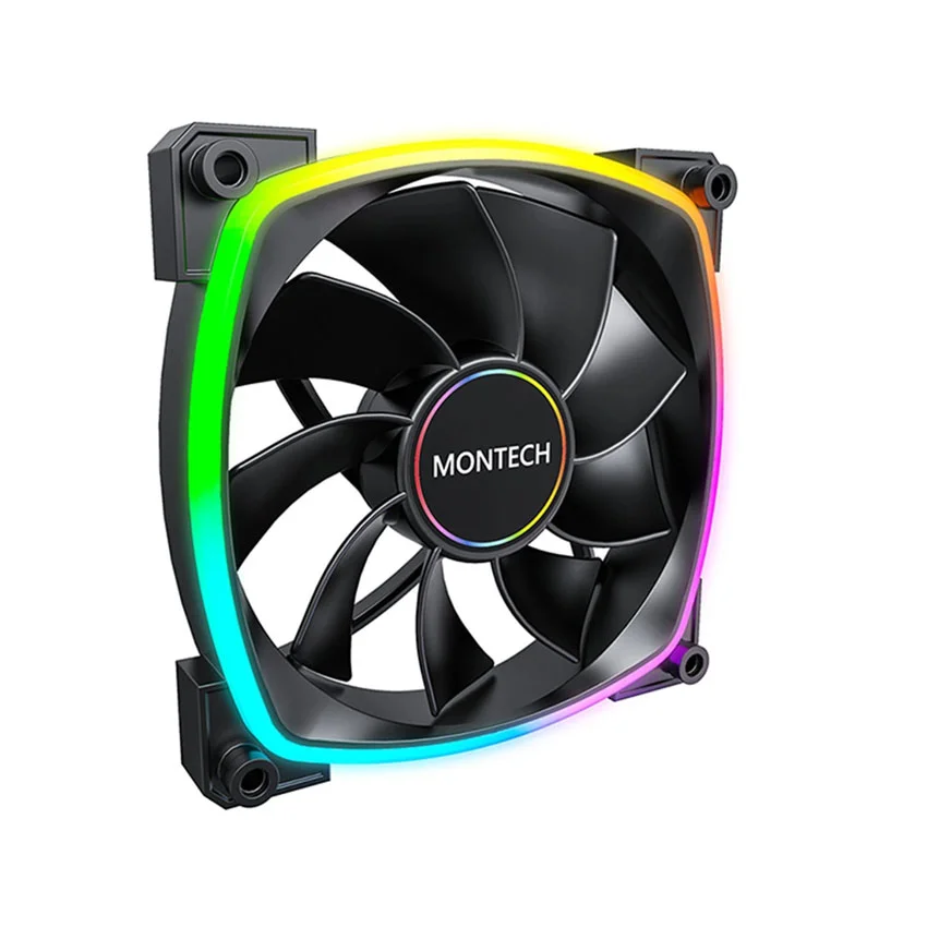 Fan Case Tản Nhiệt MONTECH RX 140 PWM BLACK (Cánh ngược) 3