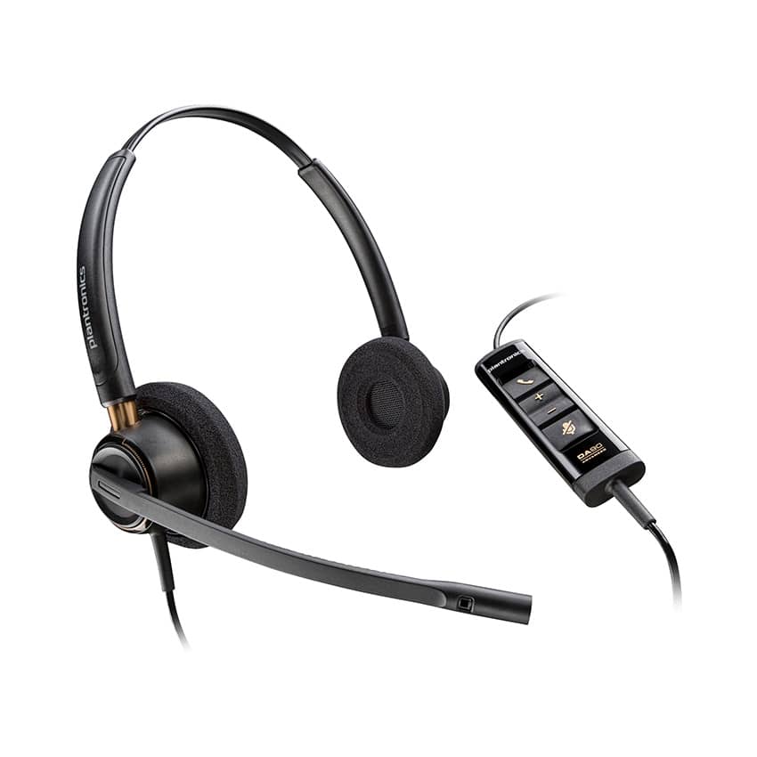 tai nghe co day poly ep 525 m stereo wusb a headset hdtl0644