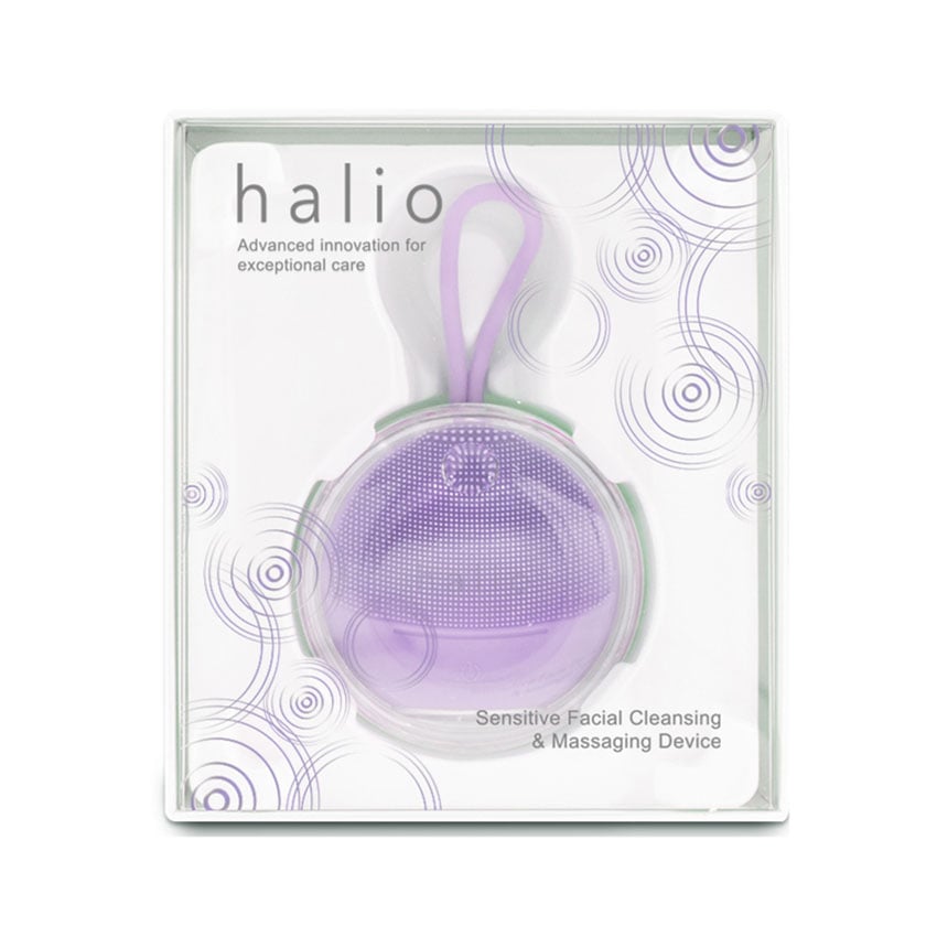 Máy Rửa Mặt Dành Cho Da Nhạy Cảm Halio Sensitive Facial Cleansing & Massaging Device - Màu Tím 1