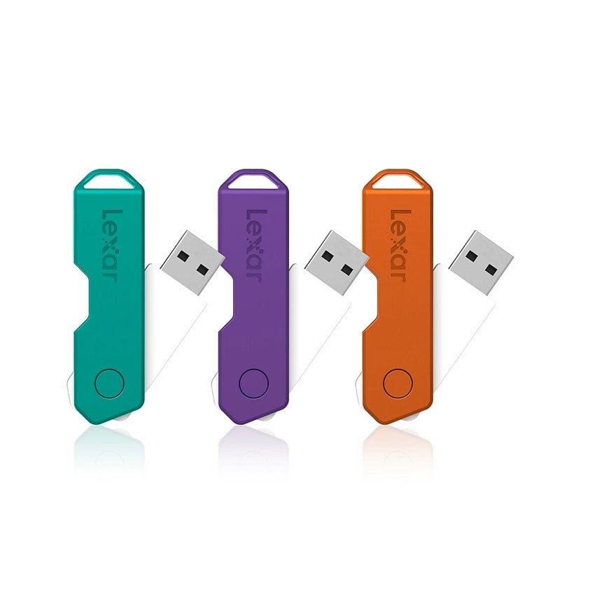 Combo USB 2.0 Lexar JumpDrive TwistTurn2 64GB (LJDTT2X064G-B3NNG) 0