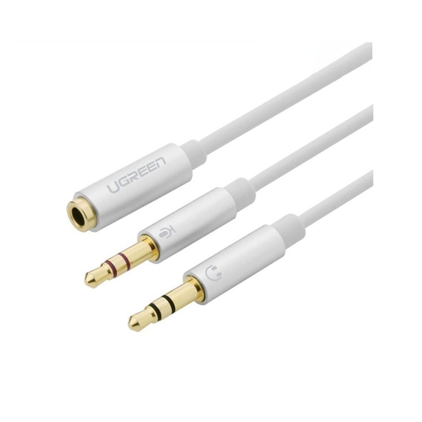 Cable Chia Audio 3.5 Ra 1 cổng Mic và ra 1 cổng Loa 0