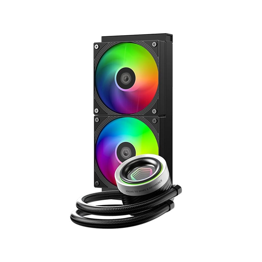 Tản nhiệt nước ID-COOLING FX240 LCD - Black (Màn hình hiển thị IPS) 0