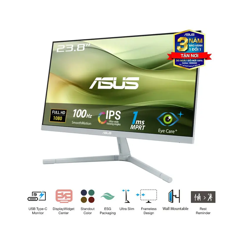 Màn hình ASUS VU249CFE-G (23.8 inch/FHD/IPS/100Hz/1ms/USB-C 15W) 4